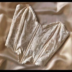Vintage Lily of France Cream Bustier